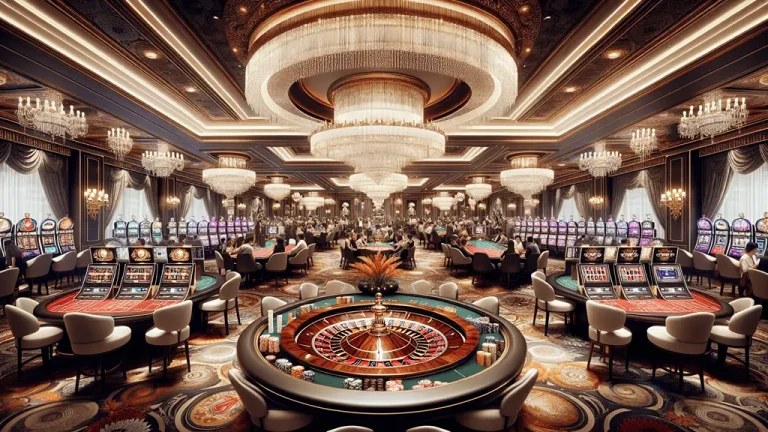Luxury casino hall